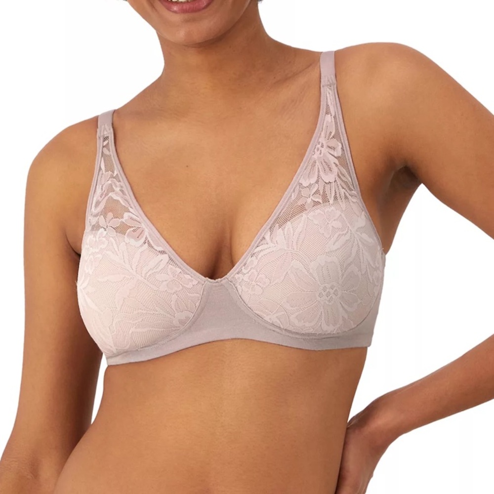 Set of 2 Bali breathe cotton modal wireless T-shirt bra - L